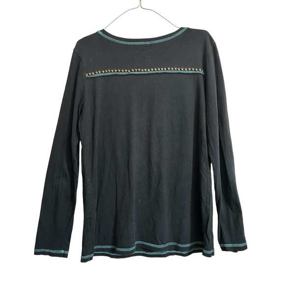 Double D Ranch Embroidered Long Sleeve Top Tee - Picture 9 of 13